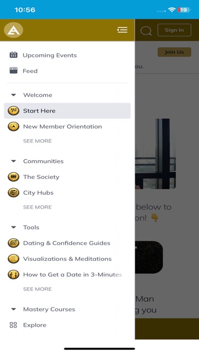TAM Society iPhone screenshot 3 - Business app