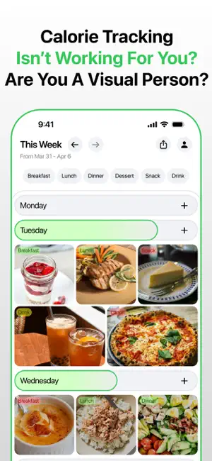 Photo Food Diary & Log MealPix screenshot 1