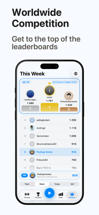 Push Up Counter: Arena Screenshot 3 of 5