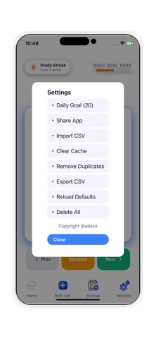 Vocabel Trainer Language Cards Screenshot 6 of 8
