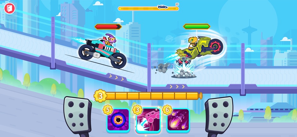 공룡 레이싱 파크: 자동차 운전과 레이싱 어린이 게임 screenshot 8