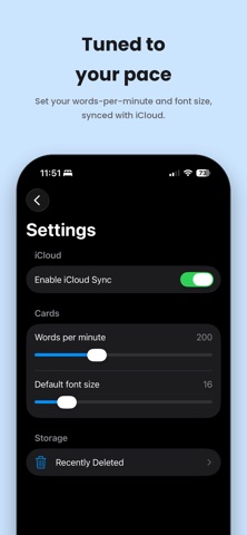 Speaker Notes: Cue Cards screenshot