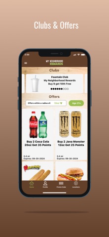 My Neighborhood Rewards iPhone screenshot