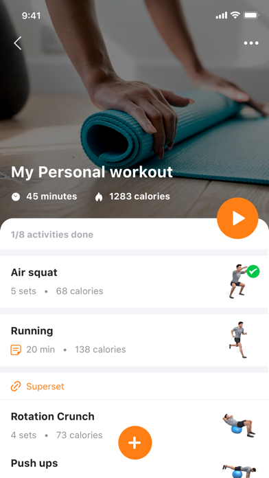 FM HealthClub app Screenshot