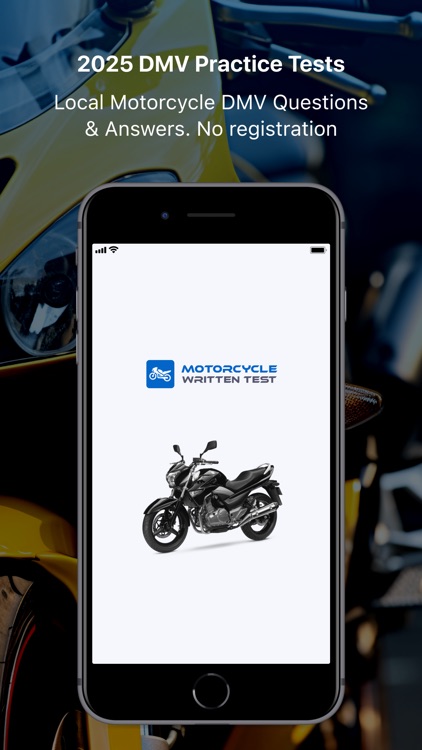 Motorcycle DMV Written Test