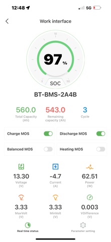 C8 Energy Battery Monitor iPhone screenshot