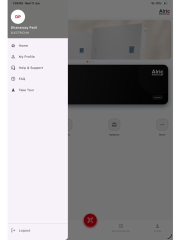Alric Rewards Connect iPad screenshot