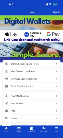 Ravalli County FCU Mobile iPhone screenshot
