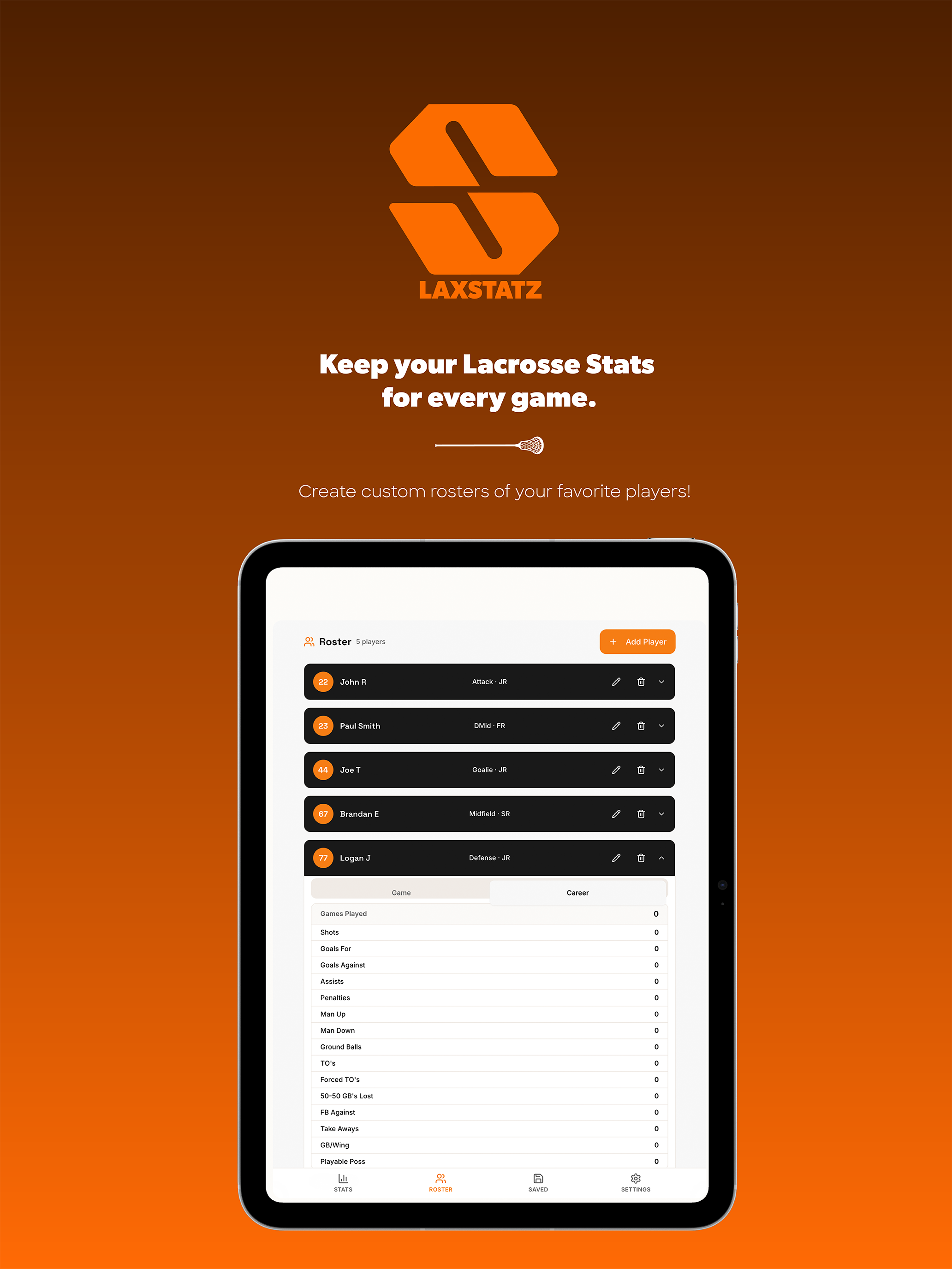 Laxstatz :: Lacrosse Stats