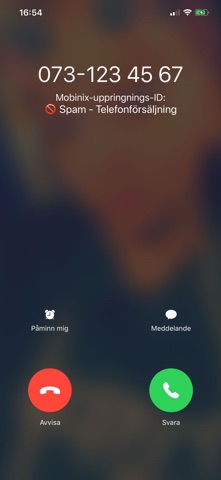 Mobinix - Spam Blocker screenshot
