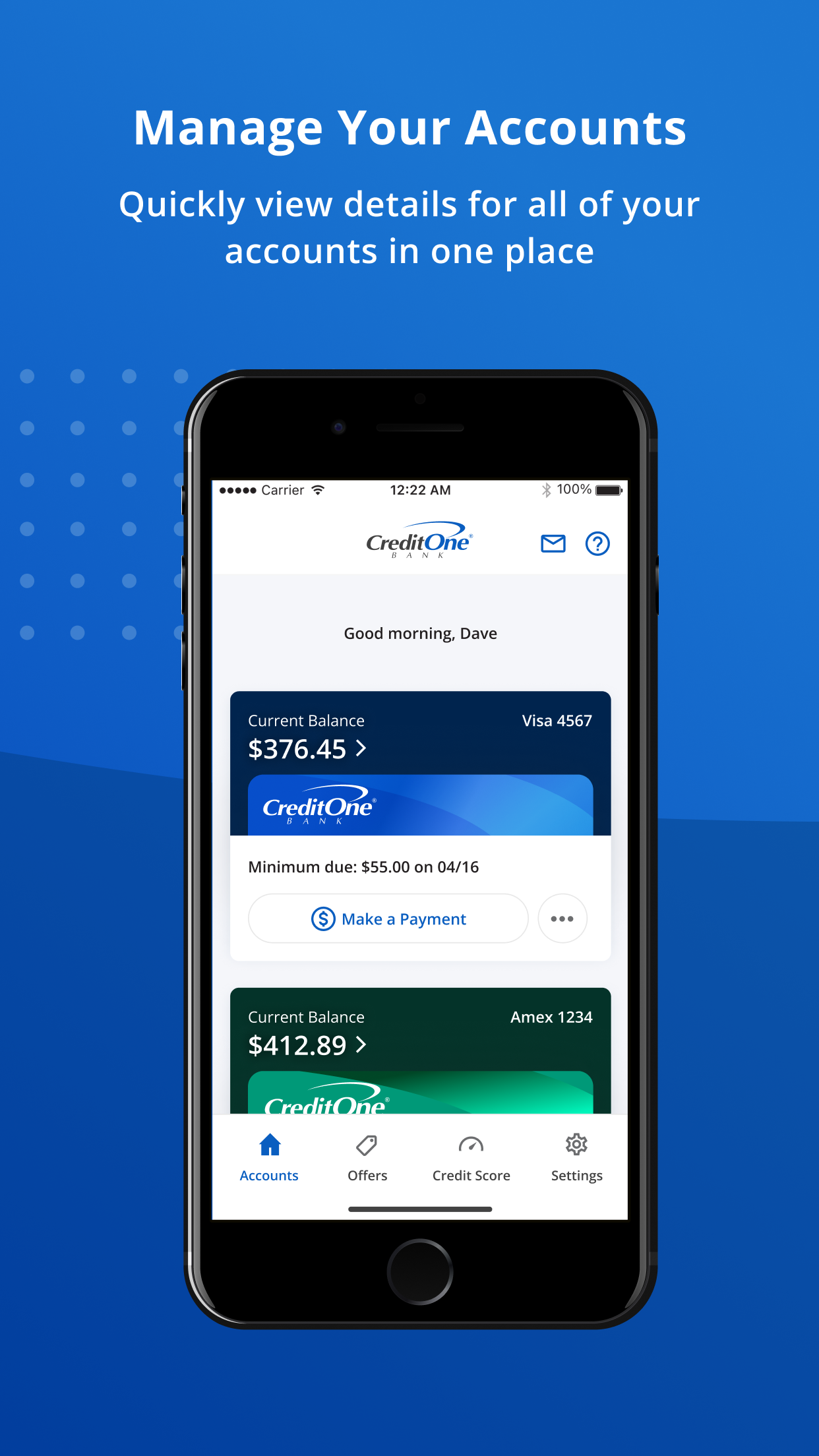 Credit One Bank Mobile screenshot 6