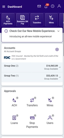 Trustar Bank Business iPhone screenshot