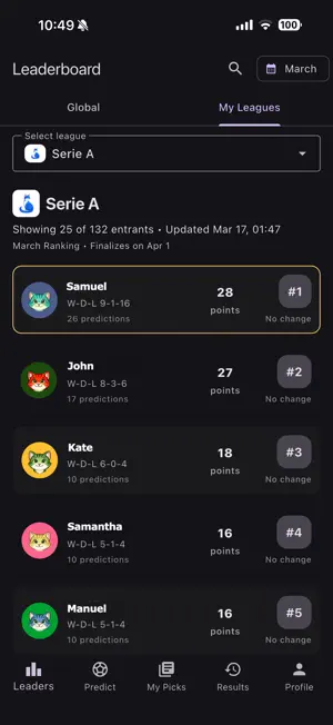 Predict in Football screenshot 4