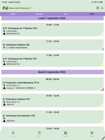 Rennes 2 iPad screenshot 2