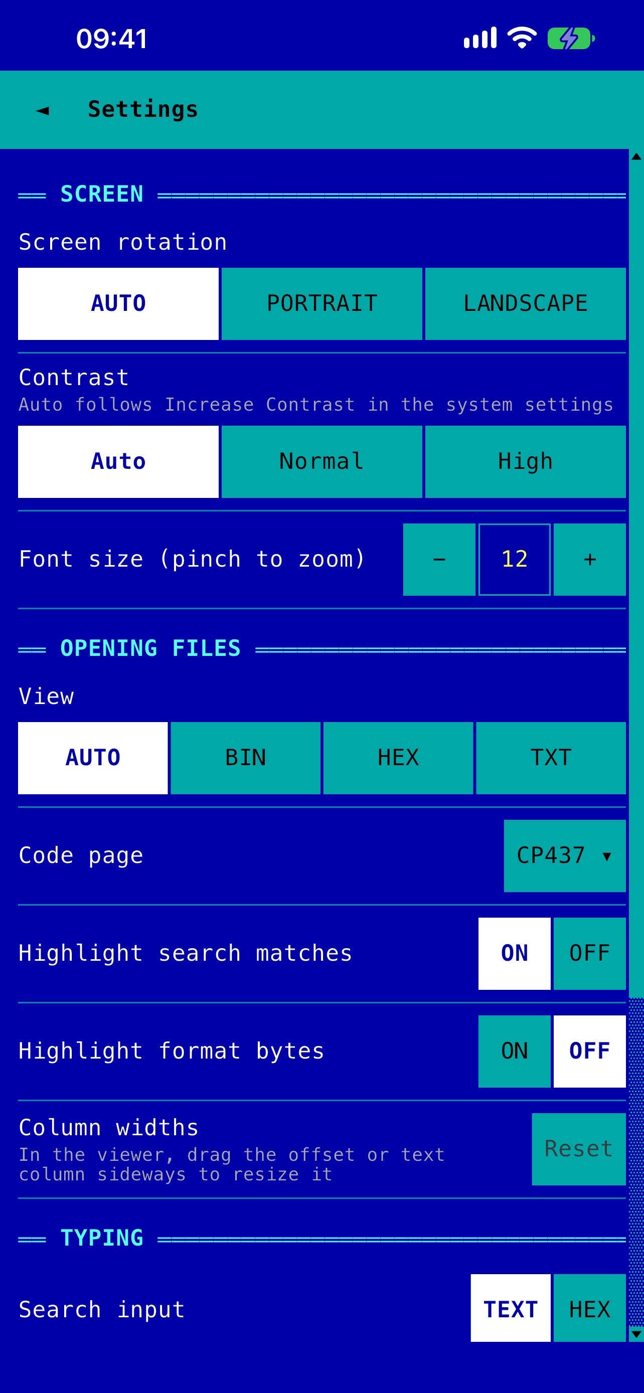 Screenshot 7 of Dos View: Hex & Text Viewer
