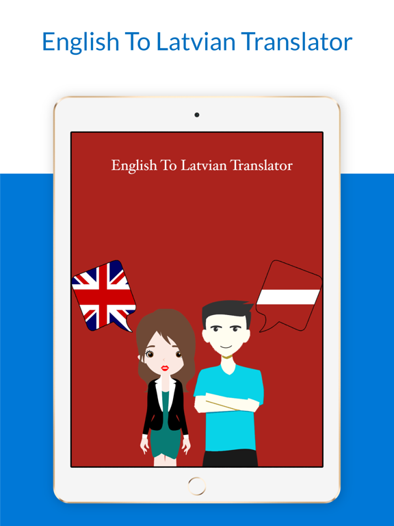 English To Latvian Translator iPad screenshot