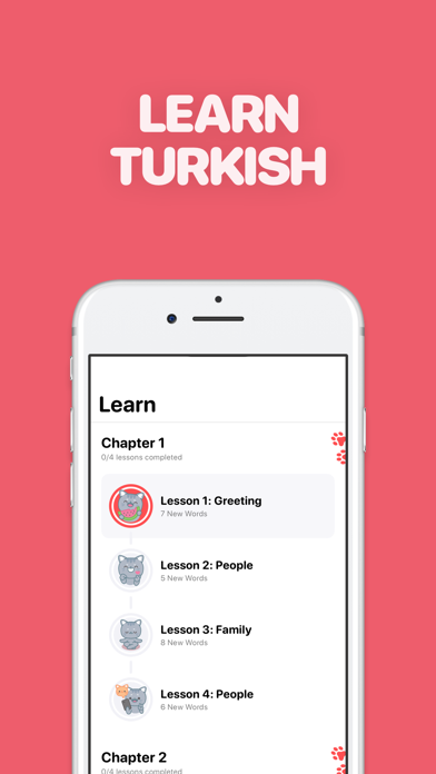 Learn Turkish - LingoCat Screenshot