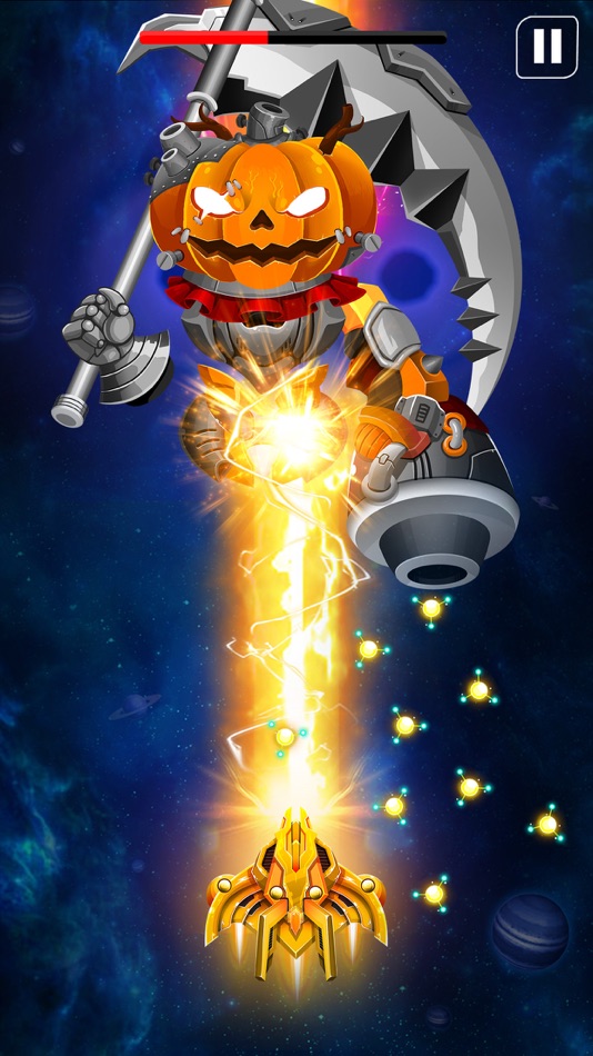 #7. Galaxy Attack: Space Shooter (iOS) By: GAU TECHNOLOGY LTD.
