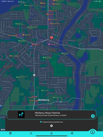 McHenry Music Festival iPad screenshot