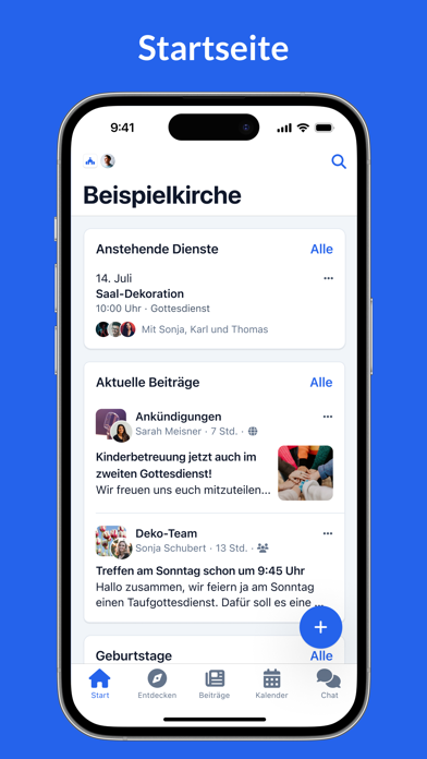 Screenshot #1 pour ChurchTools