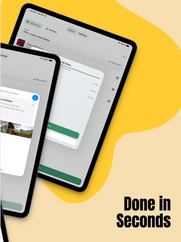 BulkResize: Photo Resizer iPad screenshot