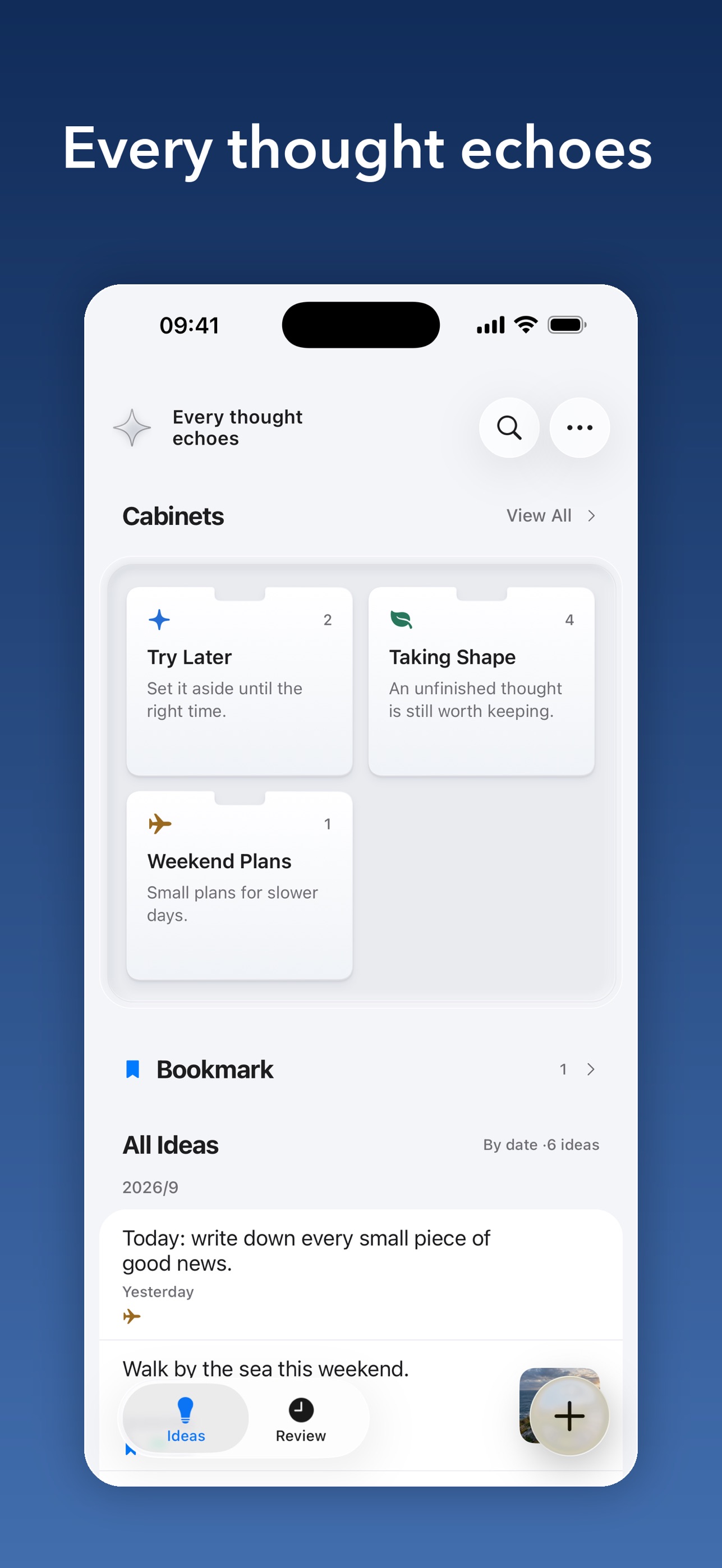 Screenshot 1 of Idea Rewind
