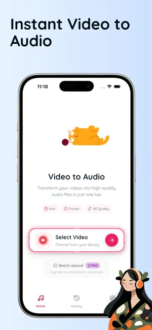 Video to MP3 Audio Conversion screenshot 1