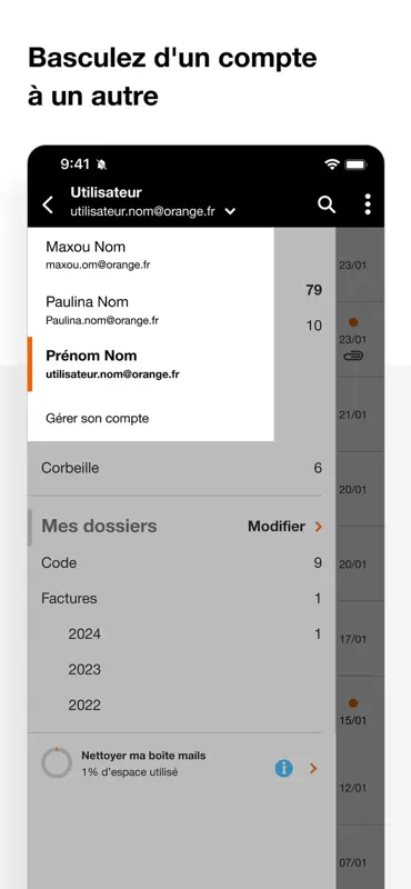 Mail Orange - Messagerie email screenshot 6 of 7