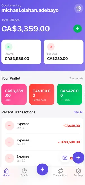 Steps Budget Tracker screenshot 2