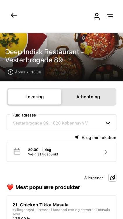 Deep Indisk Restaurant DK