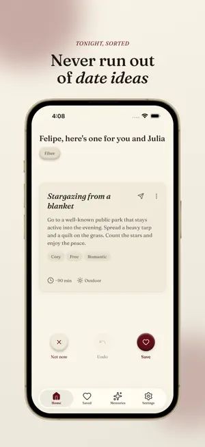 Couples Date Ideas - Amorise screenshot 1