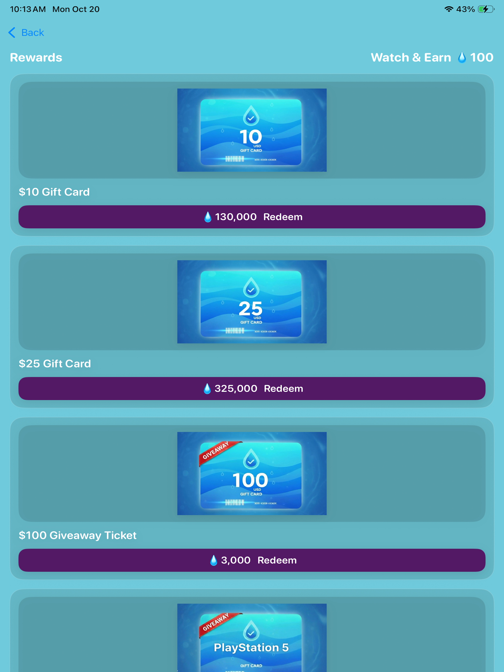 Thirsty Water Tracker