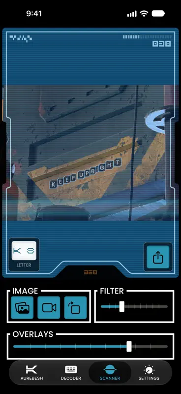 Galactic Decoder for Aurebesh screenshot 2 of 4