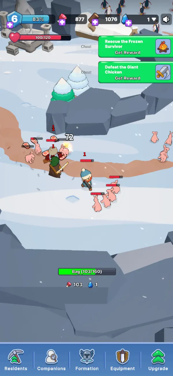 Frozia: Eternal Frontier iOS Mod IPA screenshot 6 - iOS game interface