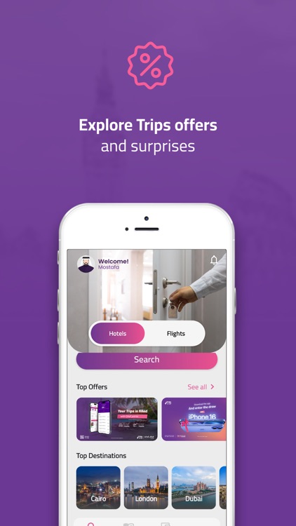 Trips:Booking Hotels & Flights