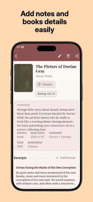 MemoRead Journal screenshot 2