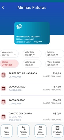 JBCard screenshot
