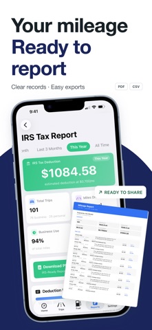 MileX: Car Mileage Tax Tracker Screenshot 3 of 7