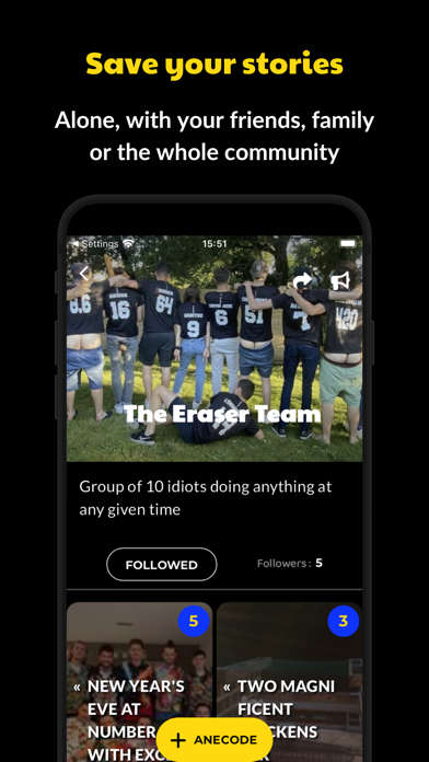 Diseed : Tell your anecdotes Screenshot