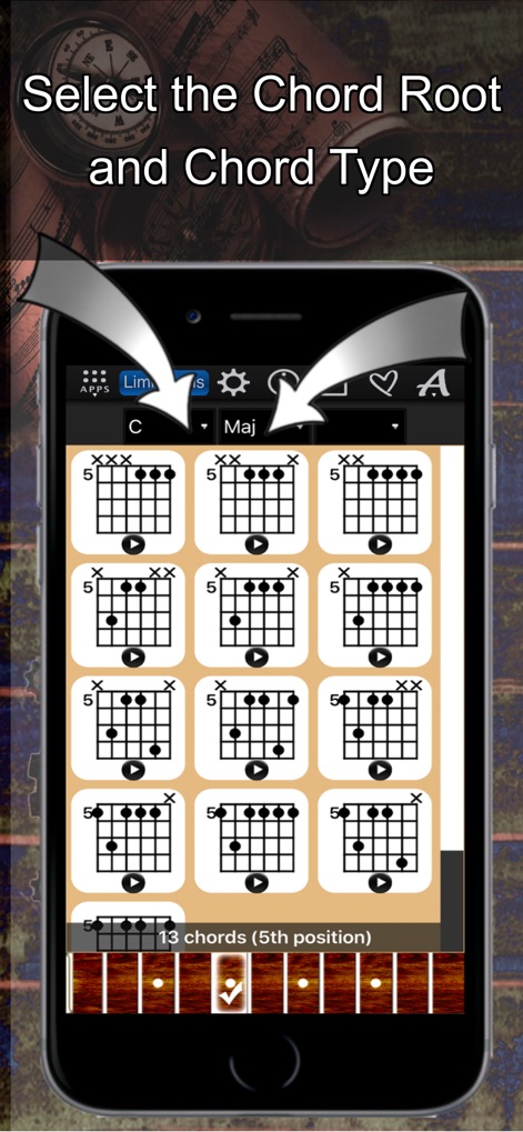 Guitar Chords Compass Lite - 음악 앱 | MWM