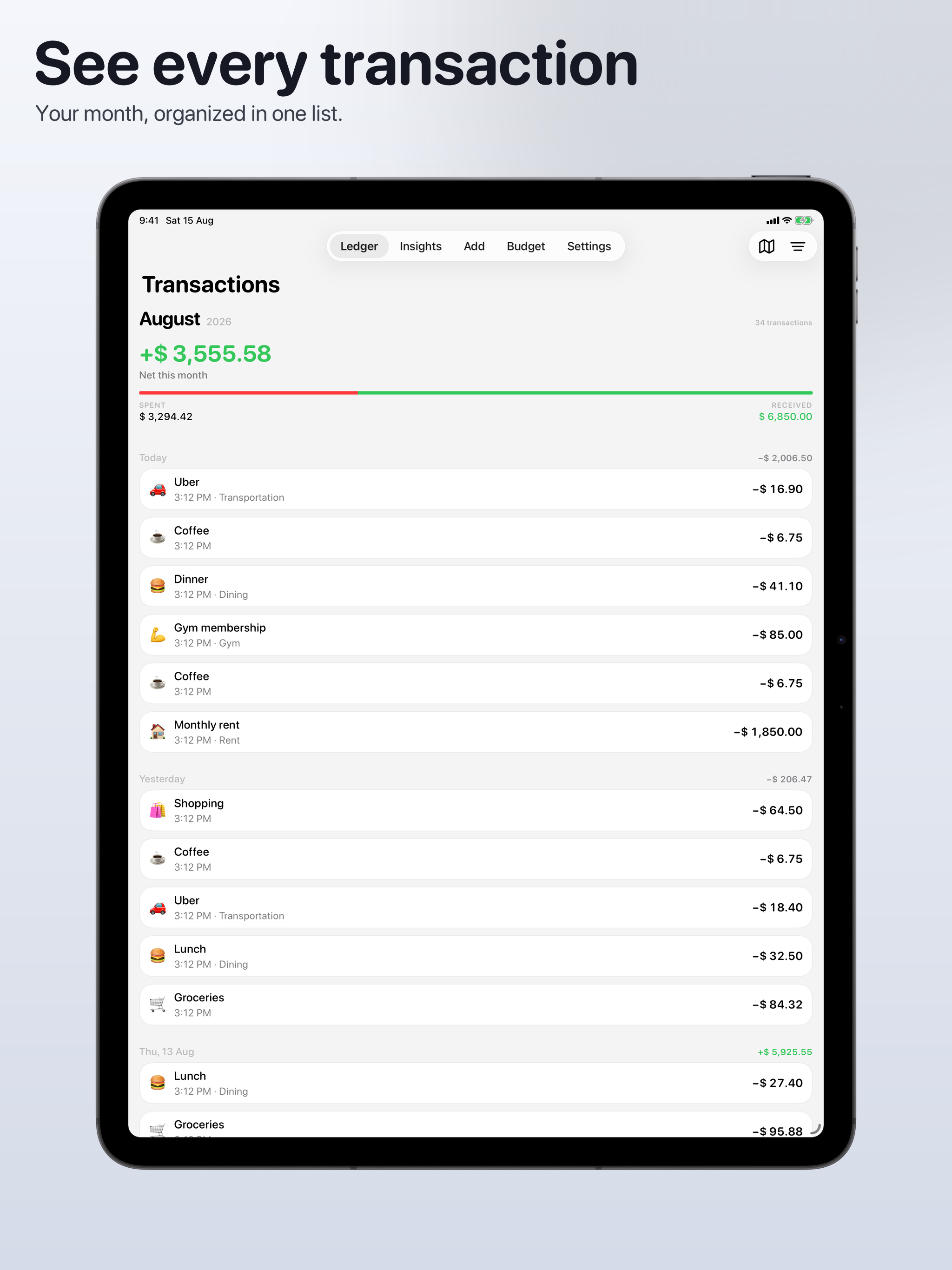 Kash: Budget & Spending screenshot 6