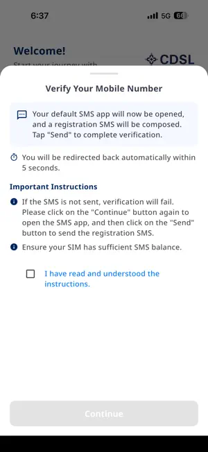 CDSL MyEasi App screenshot 2