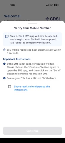 CDSL MyEasi App screenshot