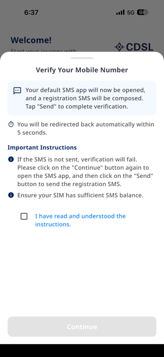 CDSL MyEasi App Screenshot 2 of 10