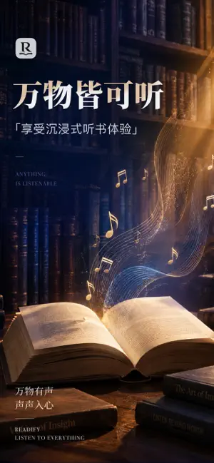 悦读AI - Readify大模型自然语音听书阅读器 iPhone screenshot 1