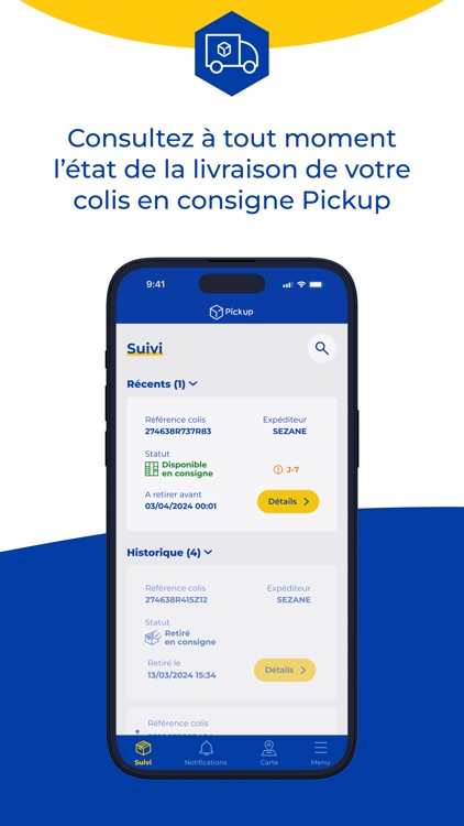 Consigne Pickup
