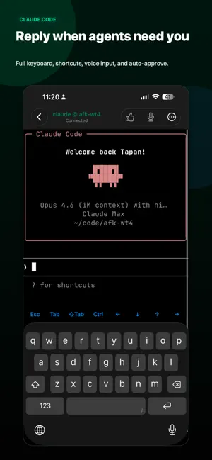 AFK - AI Code Terminal screenshot 4