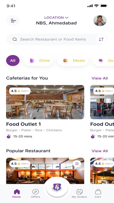 NBS Cafeteria Screenshot