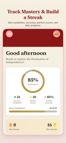 Declaration of Independence Q iPhone screenshot