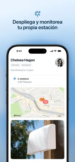 Captura de pantalla de IQAir AirVisual | Calidad Aire en iPhone 6